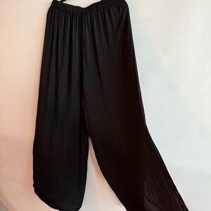 Jennifer Lopez Black Wide Leg Pants